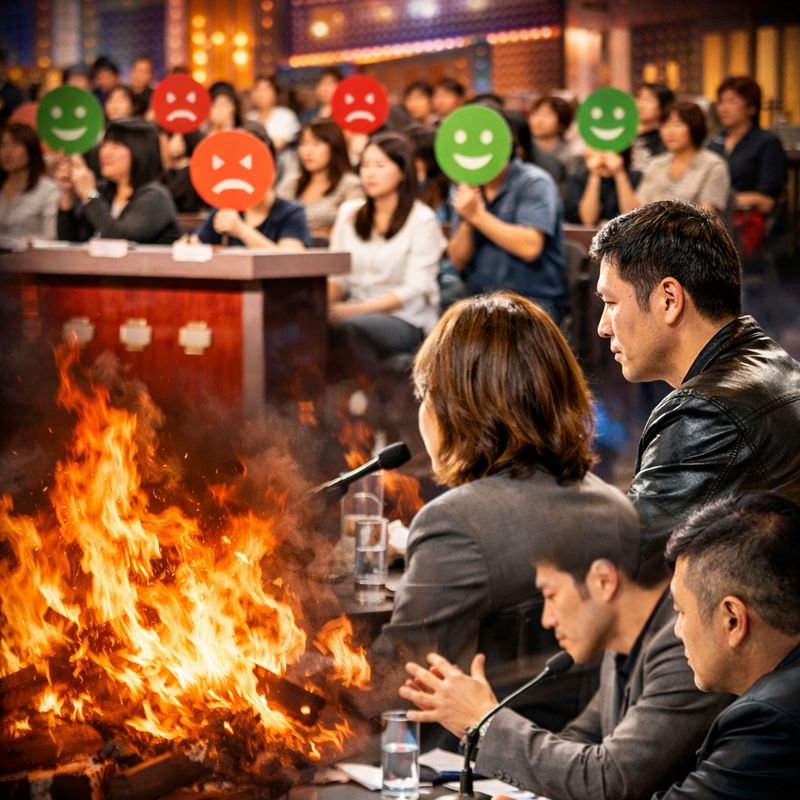 イロモネア,炎上